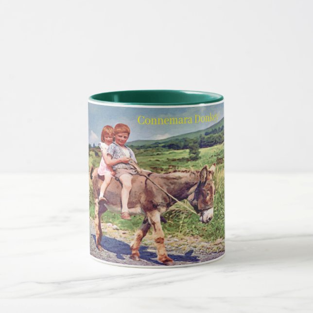 Imagem irlandesa para caneca de dois tons (Centro)