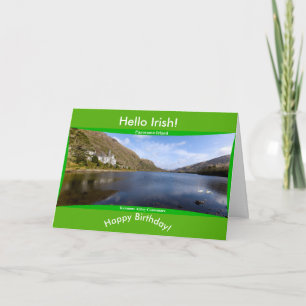 Imagem irlandesa para o cartão irlandês de saudaçã