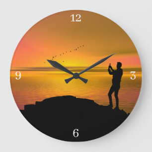 Imagem irlandesa para o relógio de parede acrílico