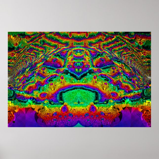 Imagem Iterada Luz Preta Poster 5 (Frente)