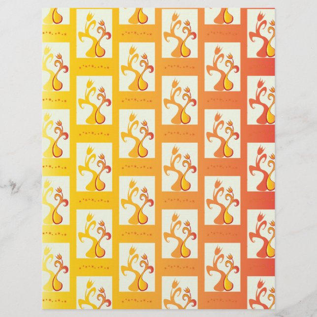 Imagem moderna do Casal das Tulipas Amarelas Sunny (Frente)