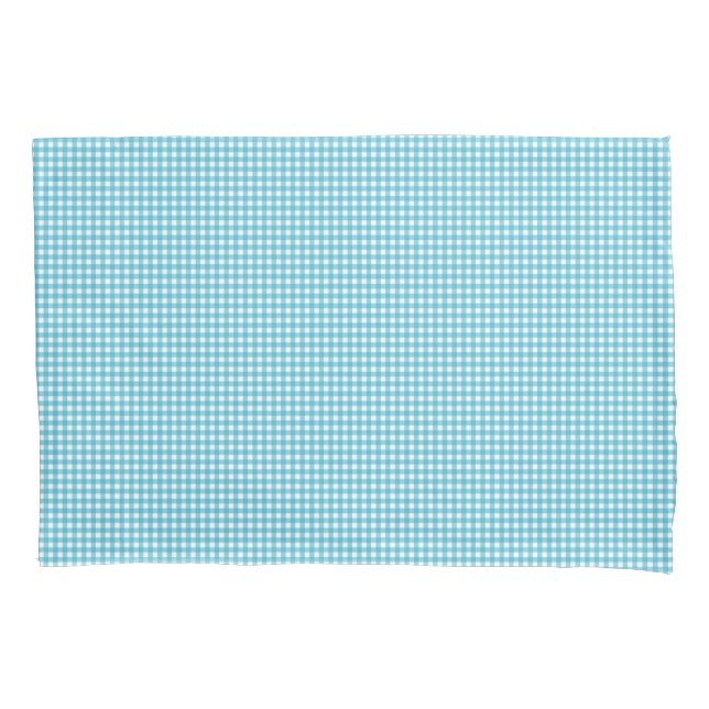 Imagem mostrando um padrão xadrez azul e branco (Frente)