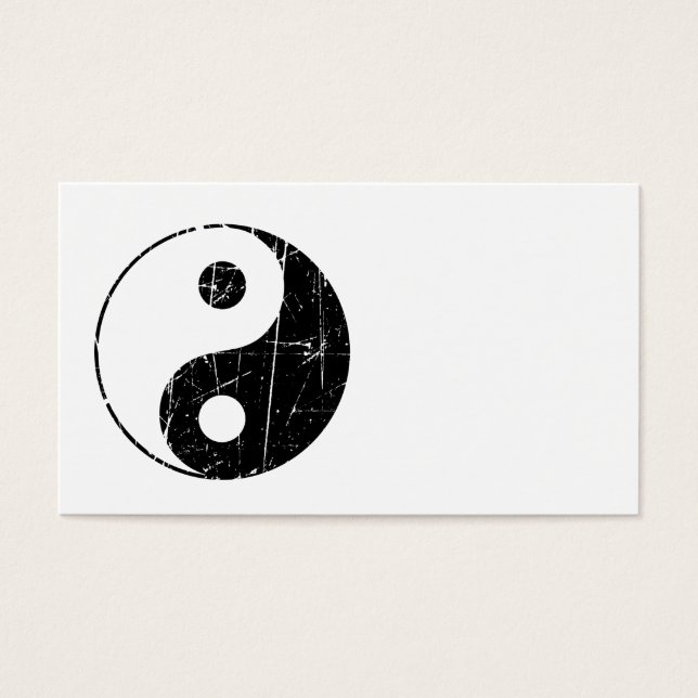 Imagem Negra Arranjada Yin Yang (Frente)