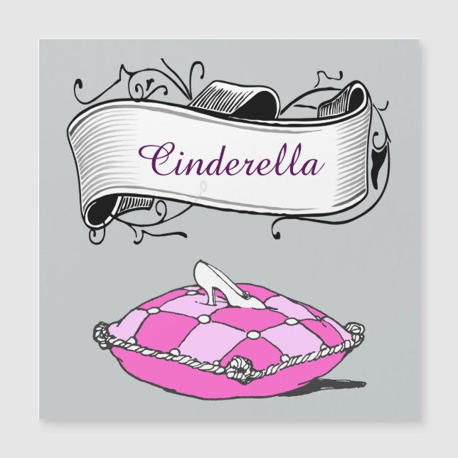Imagem Personalizada de Banner Cinderela Slipper (Frente)