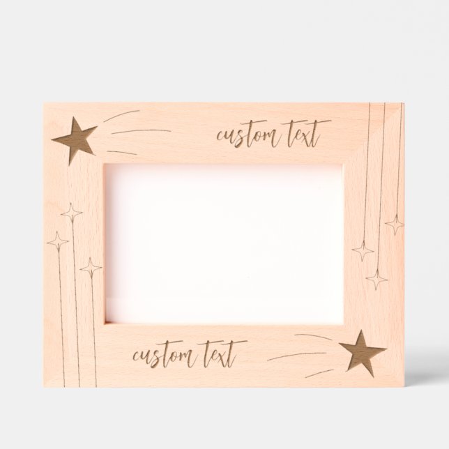 Imagem Personalizada de Estrela e Cometa Bastante (Front)