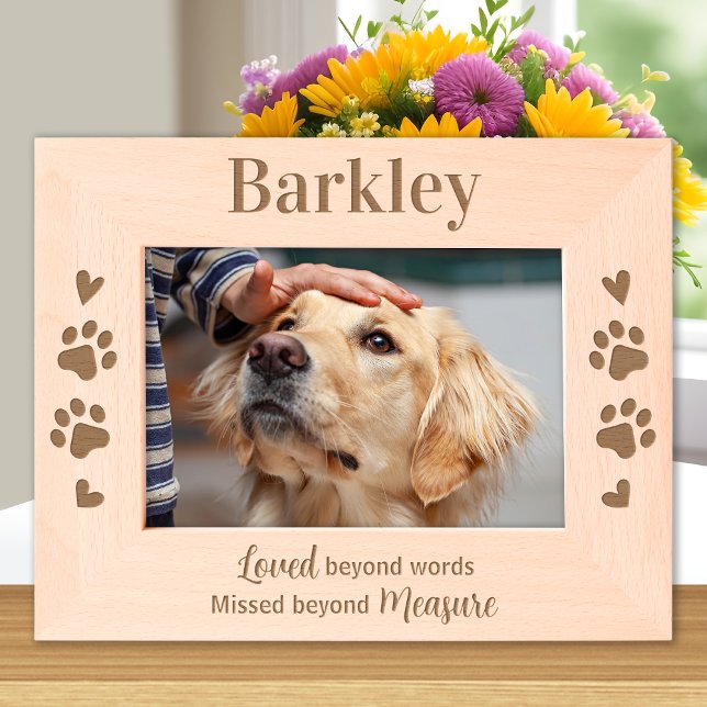 Imagem Personalizada de Madeira do Memorial Pet Do (Criador carregado)