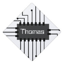 Imagem personalizada do chip IC do computador