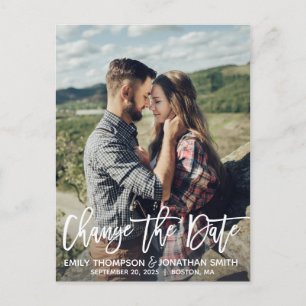 Imagem Retrato Moderna Altera A Data Cartão Postal