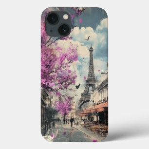 Imagem romântica do PAris com a torre Eiffel
