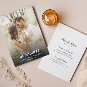 Imagem Simples Salvar O Anúncio De Casamento De Da