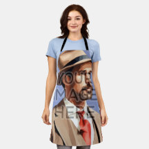 Imagens ao quadrado Apron personalizadas