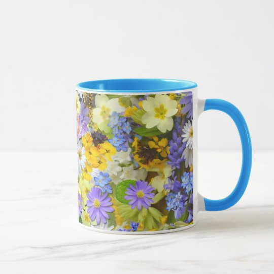 imagens com flores caneca