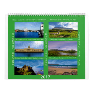 Imagens da Irlanda para o calendário irlandês 2017