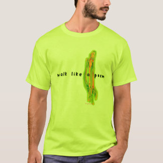 Imagens de B "caminhada como t-shirt de um poema"