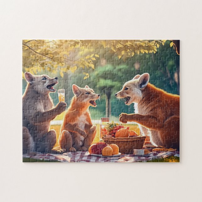 Imagens de Picnic da família Quebra-cabeça de foto (Horizontal)