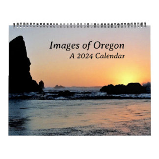 Imagens do Calendário de Oregon A 2024
