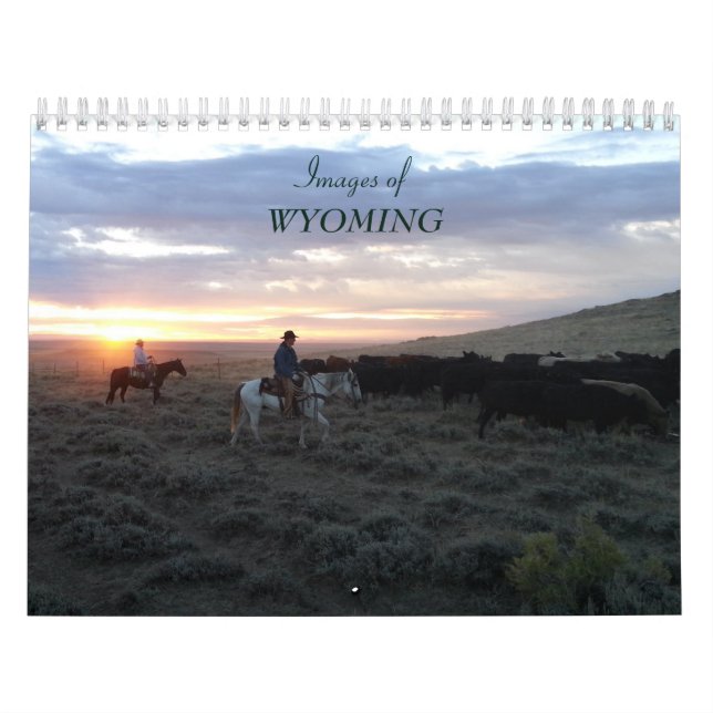 Imagens do Calendário Wyoming 2019 (Capa)