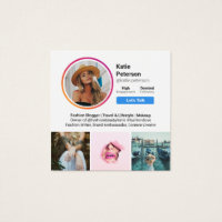 Imagens do Instagram perfil de mídia social de ten