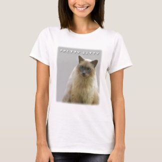 Imagens dos gatos em t-shirt do gato das mulheres