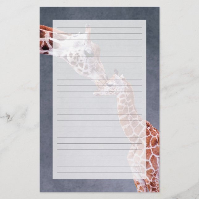 Imagens Getty | Madre e bebê girafa (Frente)