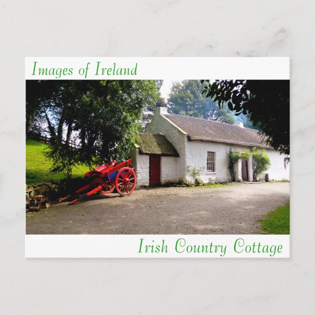 Imagens irlandesas para cartão postal (Frente)