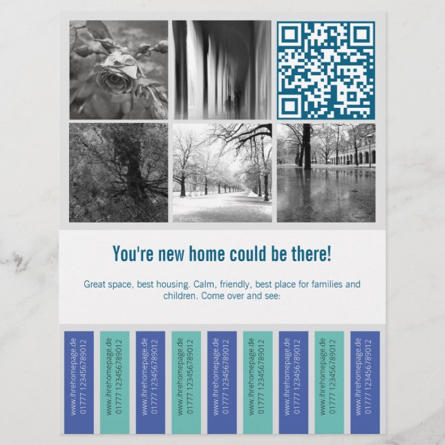 Imagens quadradas para desanexar folhetos (Frente)
