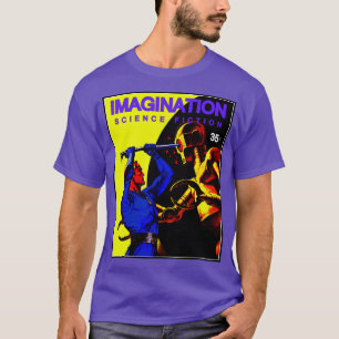 IMAGINAÇÃO Ciência Ficção Pulp T-Shirt