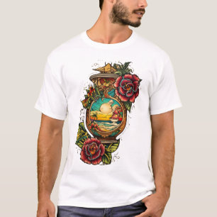 Imaginação de Tinta: Design de Camisa T de Tatuage