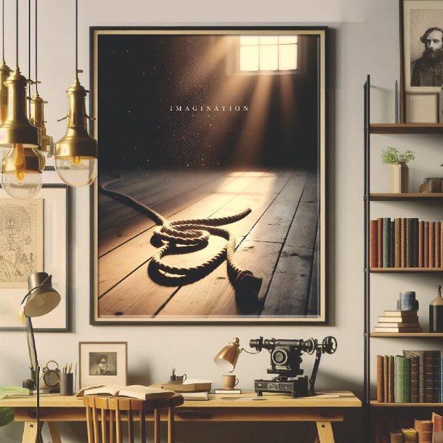 Imaginação - Shibari art impressão (Imagination - print art inspired by shibari)