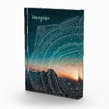 Imagine Sunset Starry Night Mandala Foto Elegante