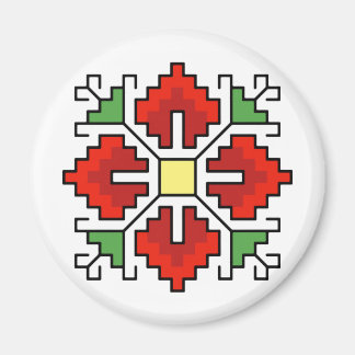 Íman М0061 Magnet motif búlgaro motif shevitsa red