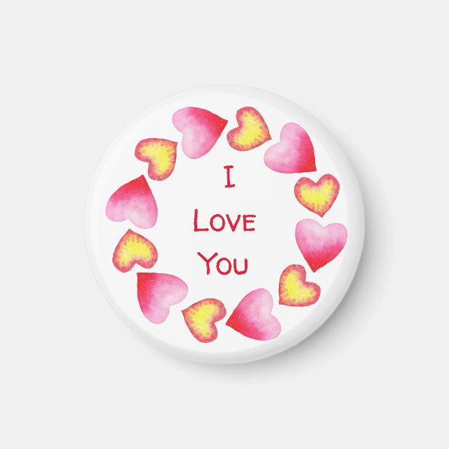 Íman С Romântico Eu Te Amo Dia de os namorados (Frente)