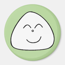 おにぎり顔マグネット(グリーン40)