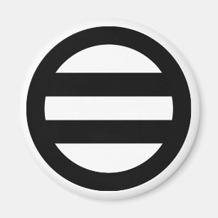 ÍMAN 丸 に 二 つ き 引