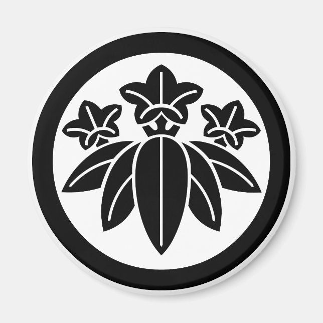 Íman 丸 に 笹 龍 マ 胆 グ Partes. (Frente)