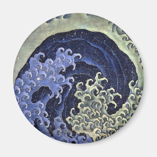 Íman 北 斎 波, 北 斎 Hokusai Wave, Hokusai (Frente)