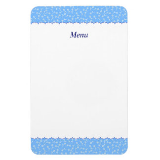 ÍMAN  文字　カスタマイズ　夕化粧　ブルー    マグネット