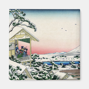 Íman 礫川雪の旦, opinião Monte Fuji do 北斎 de