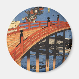 Íman 義経と弁慶, 国芳, Yoshitsune & Benkei, Kuni