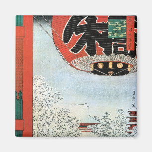 Íman 雪の浅草, neve do 広重 em Asakusa, Hiroshige