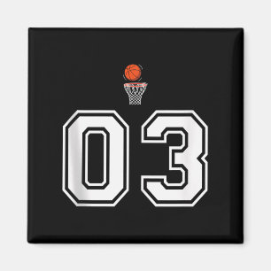 Íman 03 Número de Estilo de Basquete Vintage White Tank
