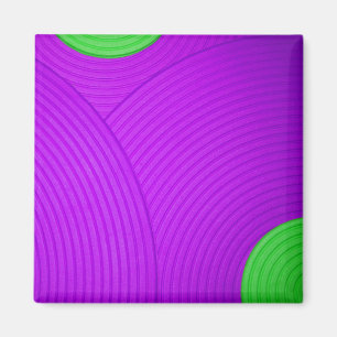 Íman 06 verde & roxo circunda o ímã