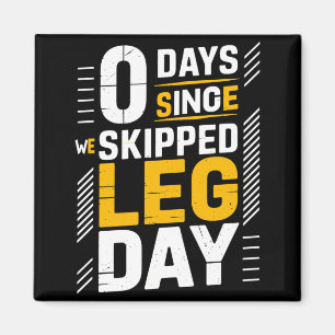 Íman 0 Dias Desde que Leg Day Foi Pulado Academia de Po