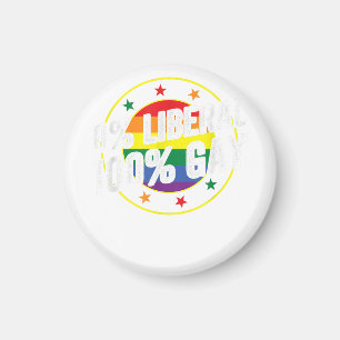 Íman 0 Gay Liberal 100 LGBT Design para Conservadores