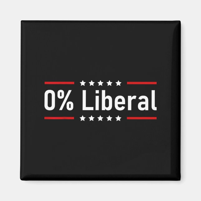Íman 0% Liberal - Declaração Zero Porcento (Frente)