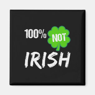 Íman 0% Trevo Irlandês Feliz Dia de São Patrício 100% N