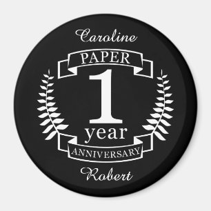 Íman 1º aniversário de casamento de ruas