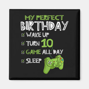 Íman 10º Aniversário Gaming Perfeito Gamer Gi, 10 Anos