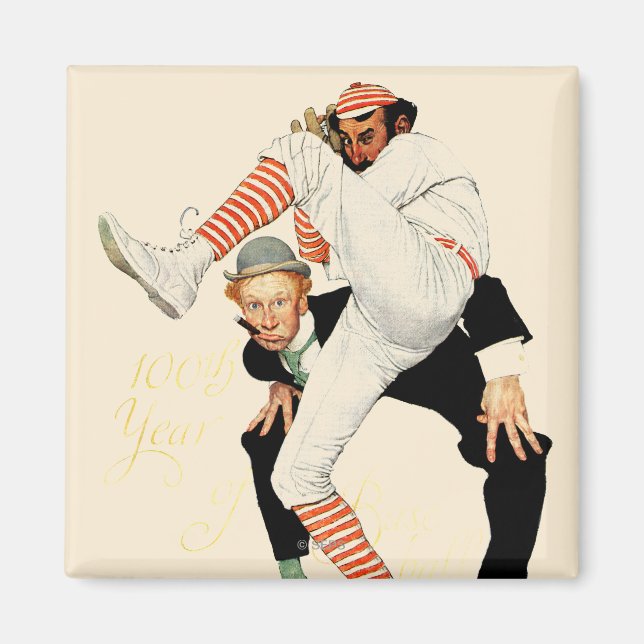 Íman 100º Aniversário do Baseball (Frente)