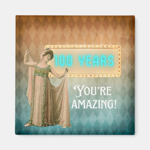 Íman 100º Aniversário Frigorífico de Aniversário do Can